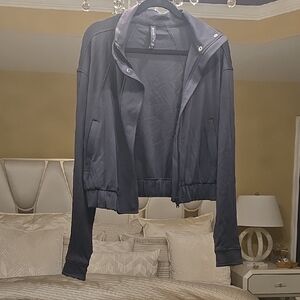 Athleta Black Zip-Up Sweatshirt